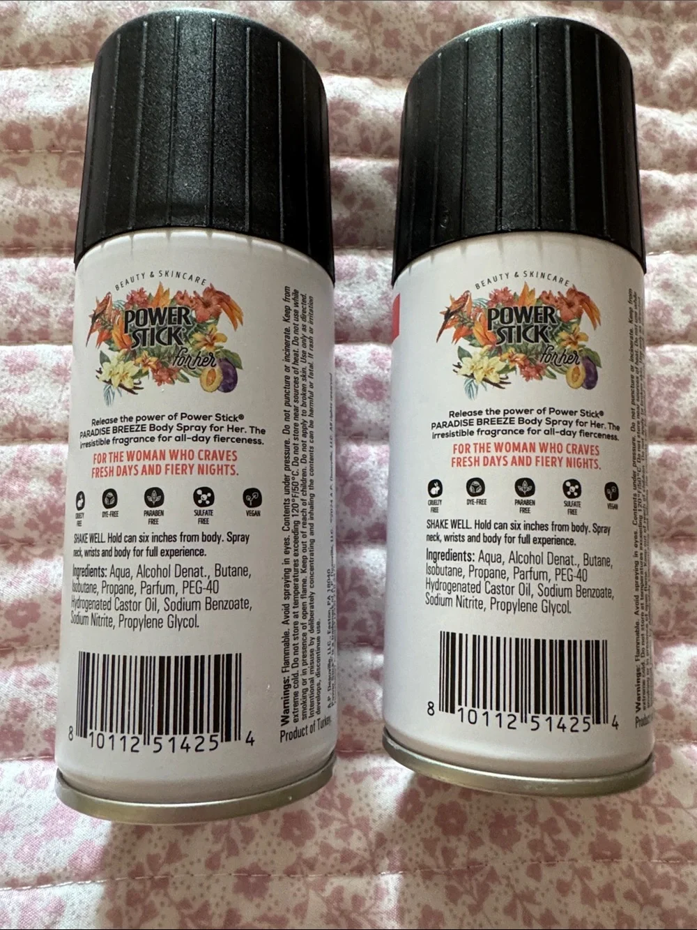 Paradise Breeze Body Spray - White